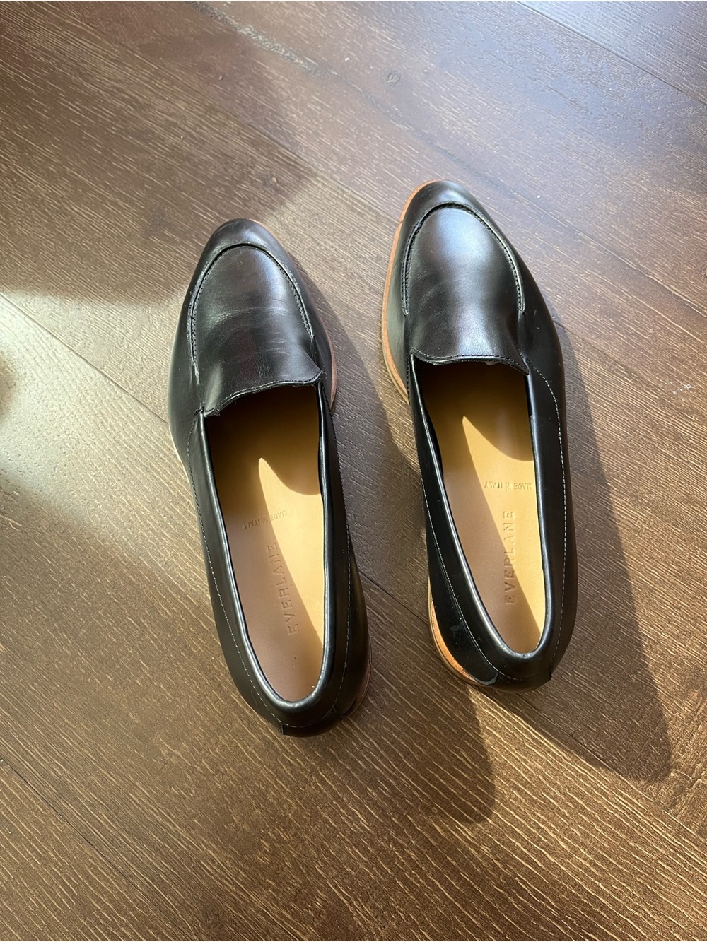 NWT Everlane the modern leather loafer black size 9.5 - Picture 3 of 7